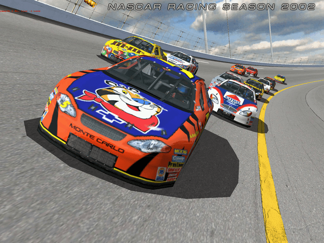 NASCAR Thunder 2002 title screen for Xbox